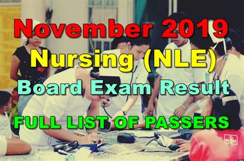 nursing board exam result november 2020|November 2019 Nurse Licensure Examination results released in .
